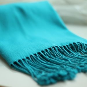 Last Piece NWT Turquoise Pashmina Women's Scarf